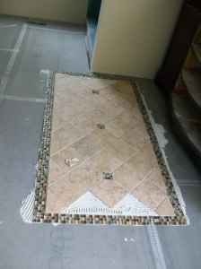 Installer started with the tile "rug" 